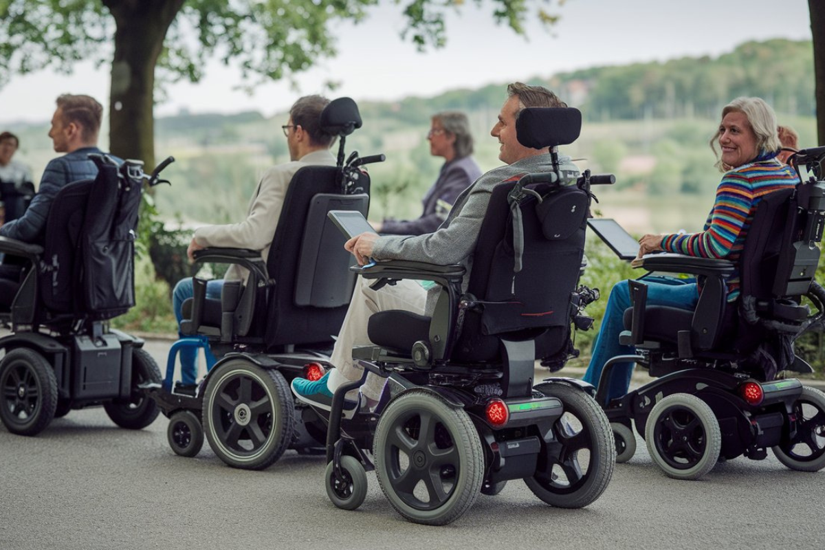 Electric wheelchairs with app control for seniors